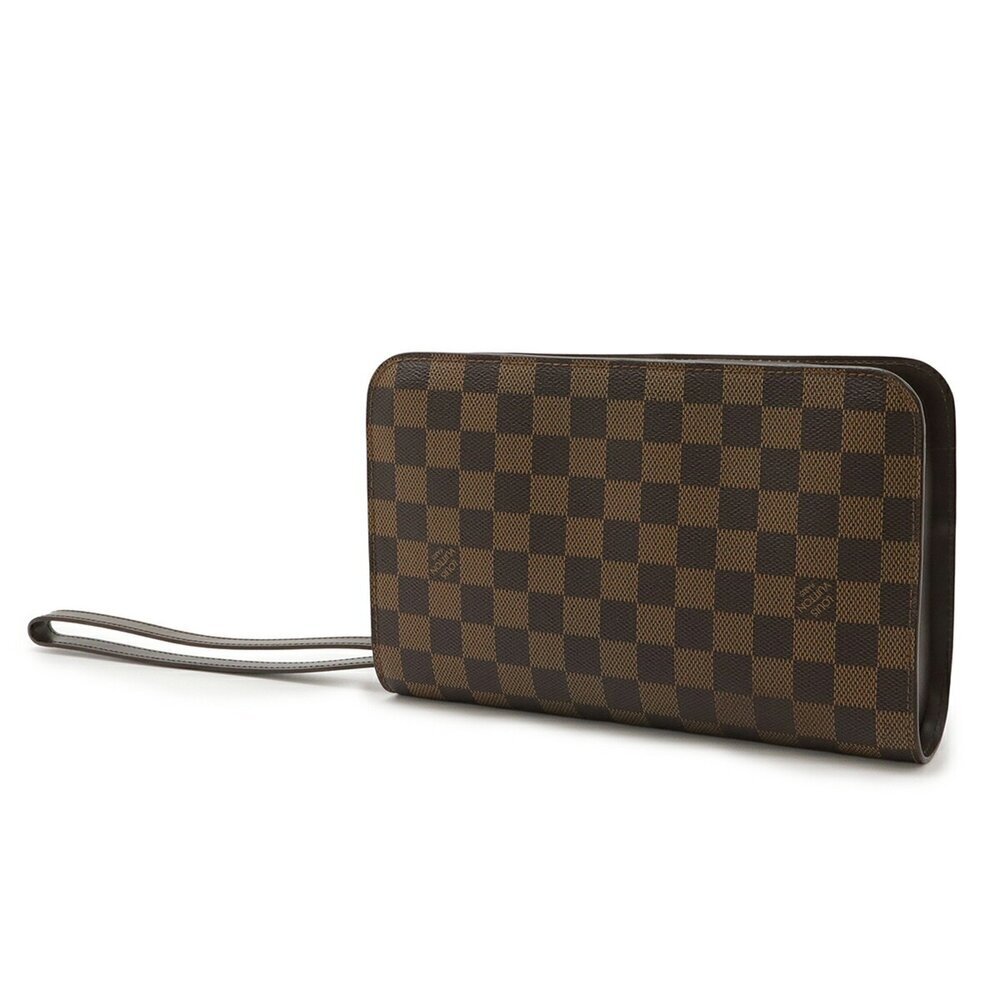 LOUIS VUITTON Brown Damier Pouch - Picture 3 of 10